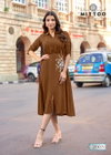 Arica By Mittoo Rayon Thread And Handwork Designer Kurtis Exporters In India